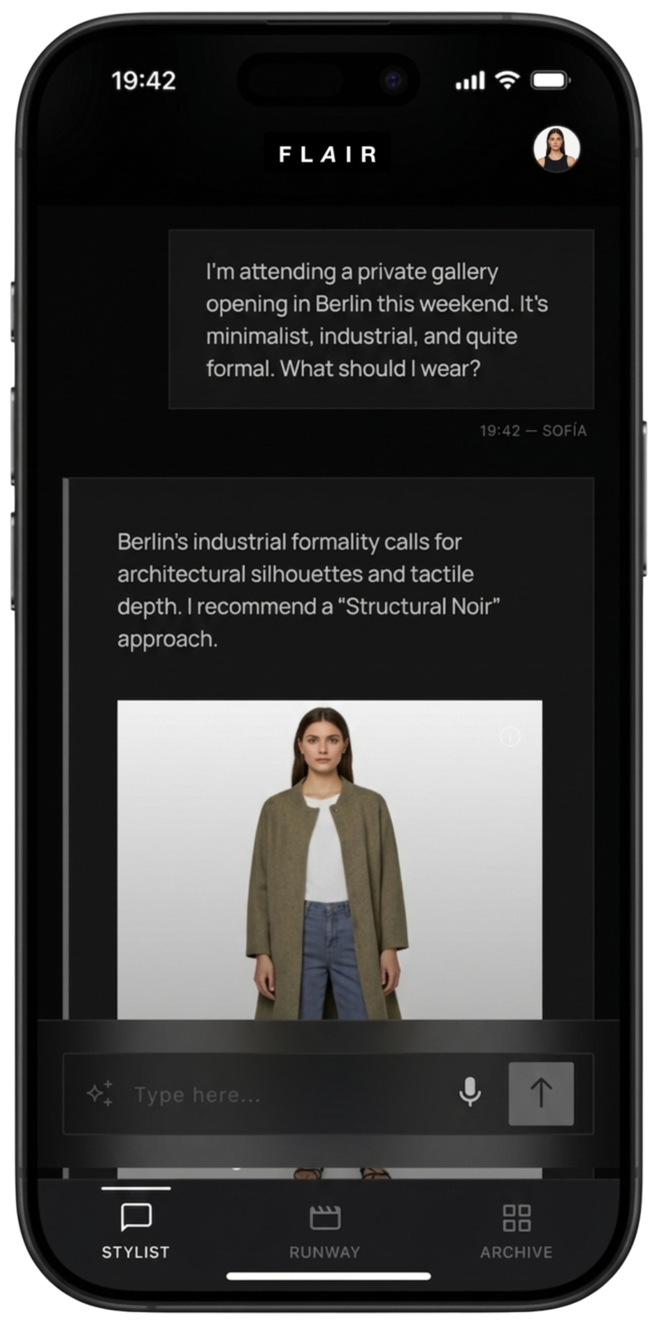 Flair app screenshot